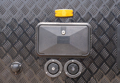 Outside Shower Kit w/ hot and cold valve.