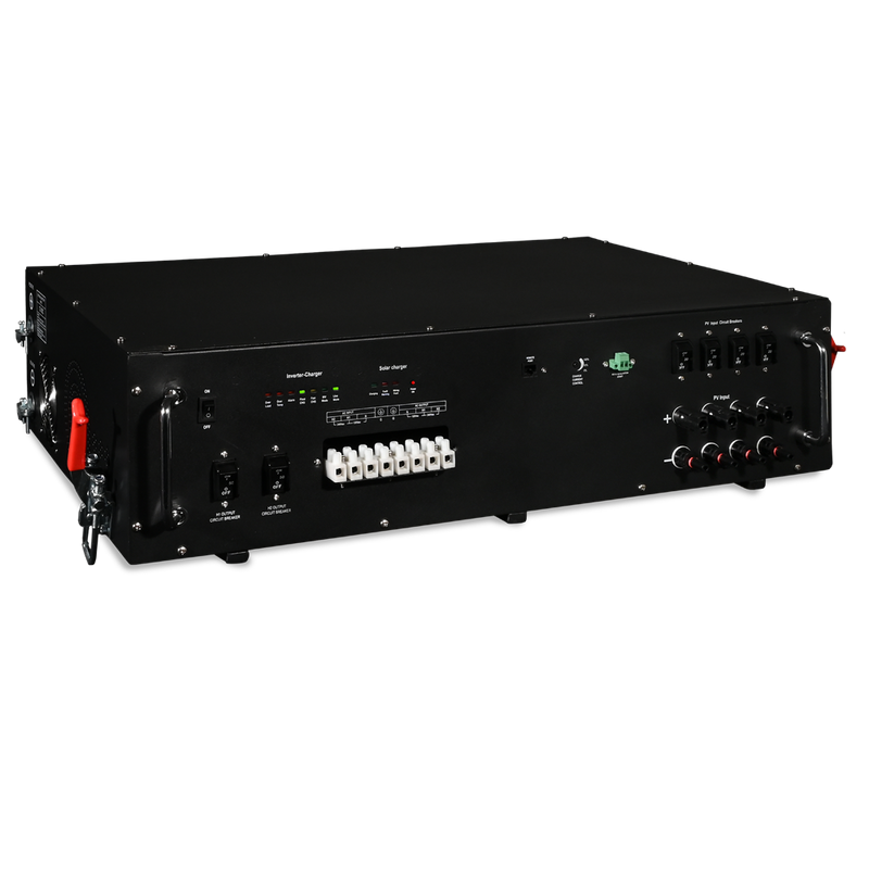 AIMS Power Onboard Solar Generator 5.12kWh, 3000W Inverter Charger - view 13