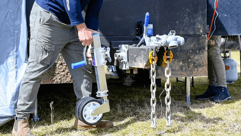 ARK XO750T silver tube mount off-road trailer jack - view 3
