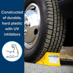 Camco Wheel Chock, Yellow - view 4