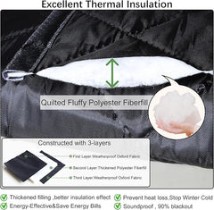 Magnetic Thermal Insulated Door Curtain Upgraded