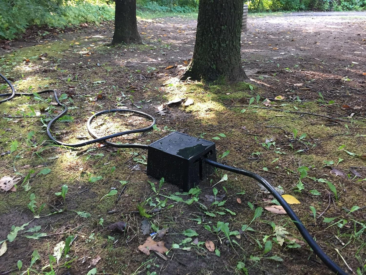 RV extension cord connection cover