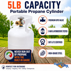 5 lb propane cylinder