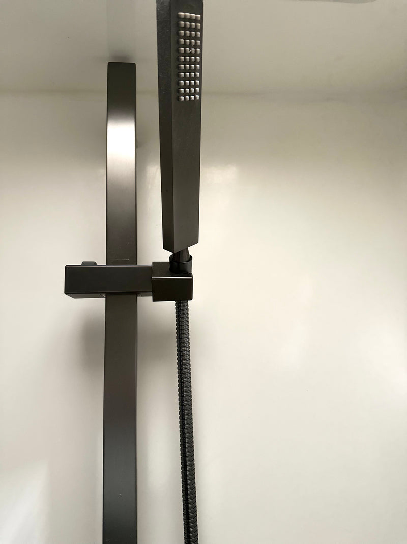 Thermostatic Shower System with Handheld & Slide Bar