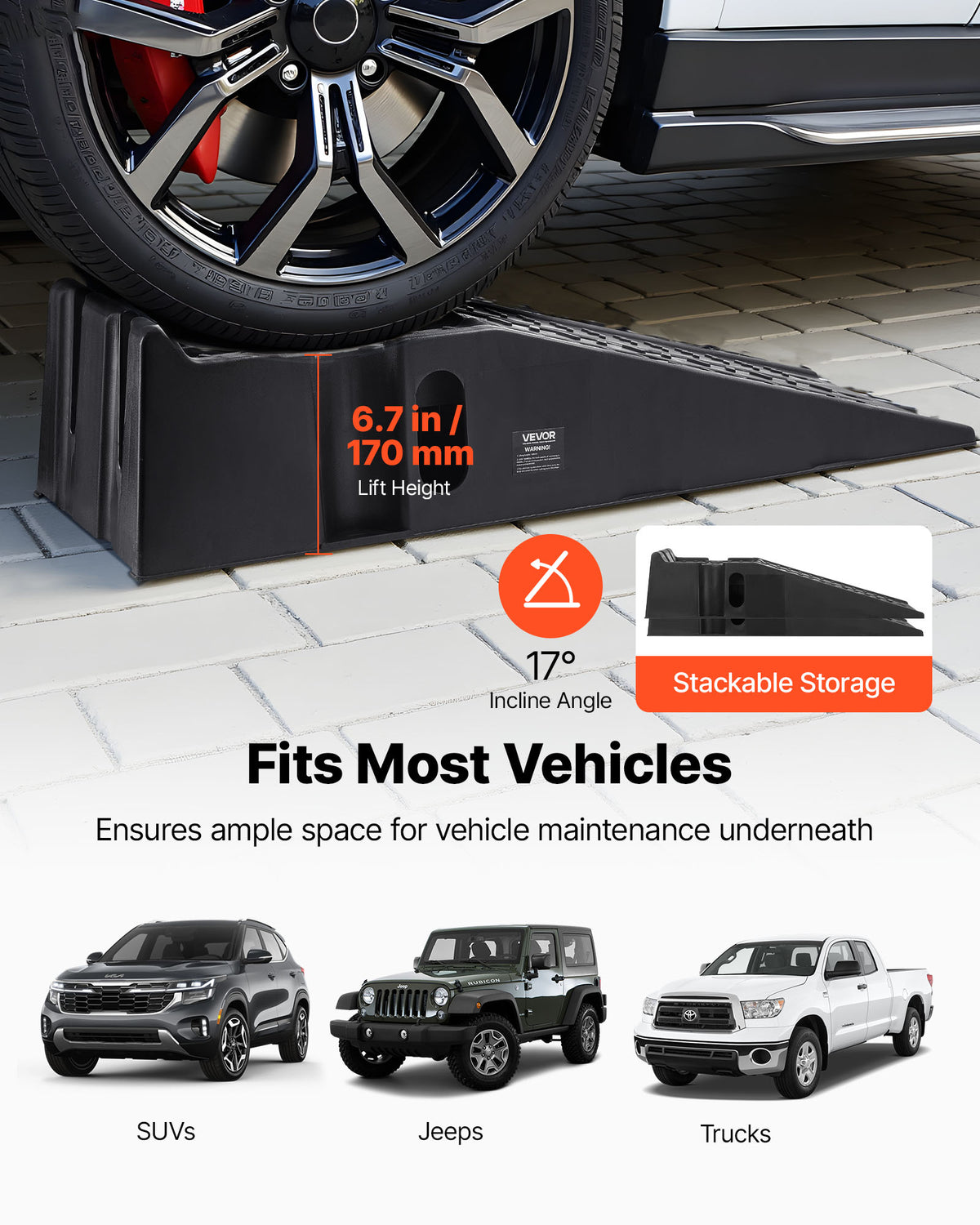 Vehicle service ramps