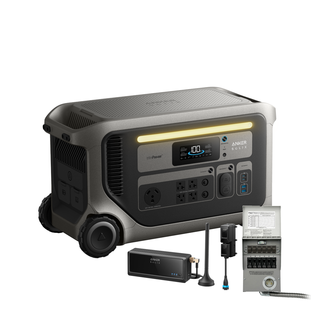 Anker SOLIX F3000 + Power Saver Kit + 6-Circuit Transfer Switch