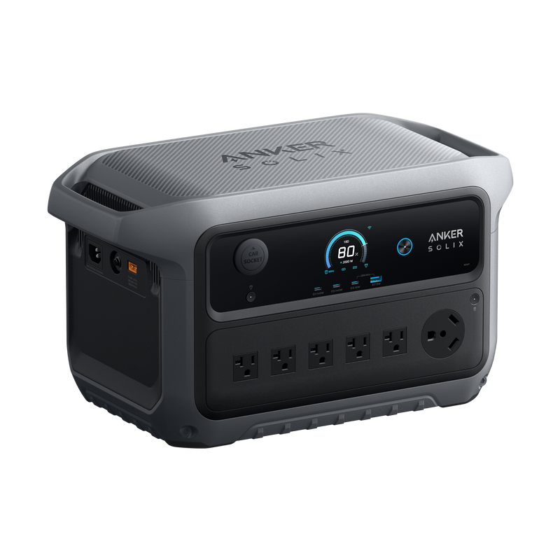 Anker SOLIX C2000 Gen 2 with 400W solar panel - view 4
