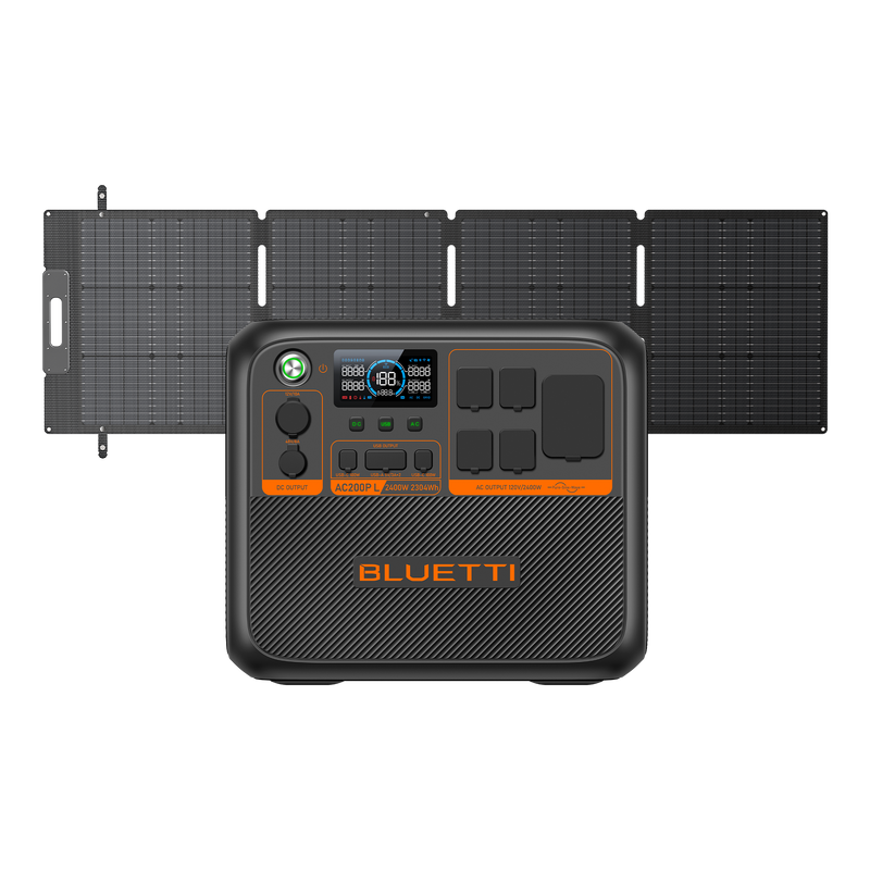 BLUETTI AC200P L portable power station front view