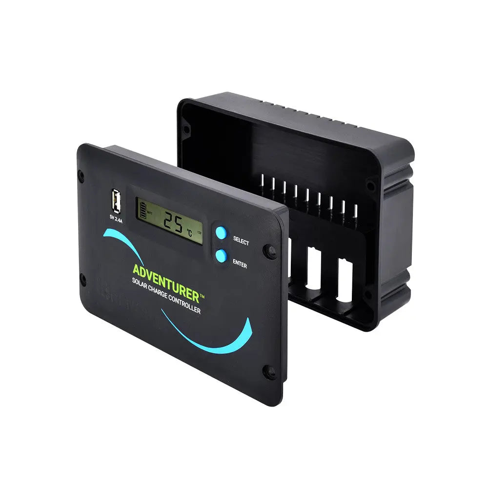 Renogy Adventurer Li 30A PWM flush mount charge controller with LCD