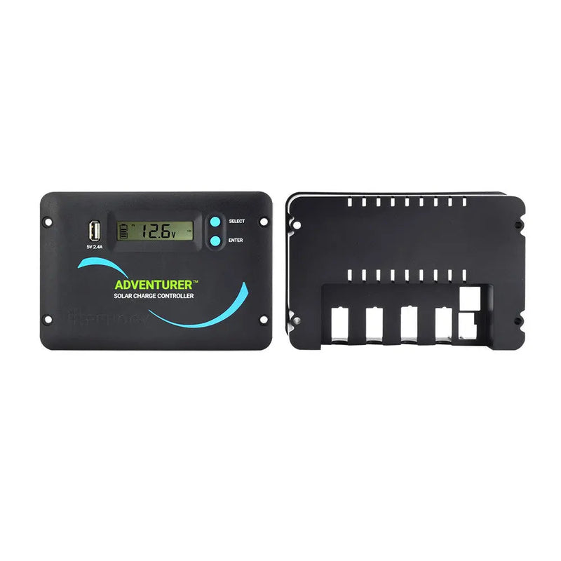 Renogy Adventurer Li 30A PWM flush mount charge controller with LCD
