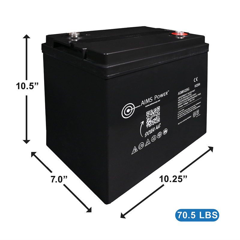 AIMS Power Badger Kit: 120W Solar, 2000W Inverter, 2.88kWh Battery - view 10