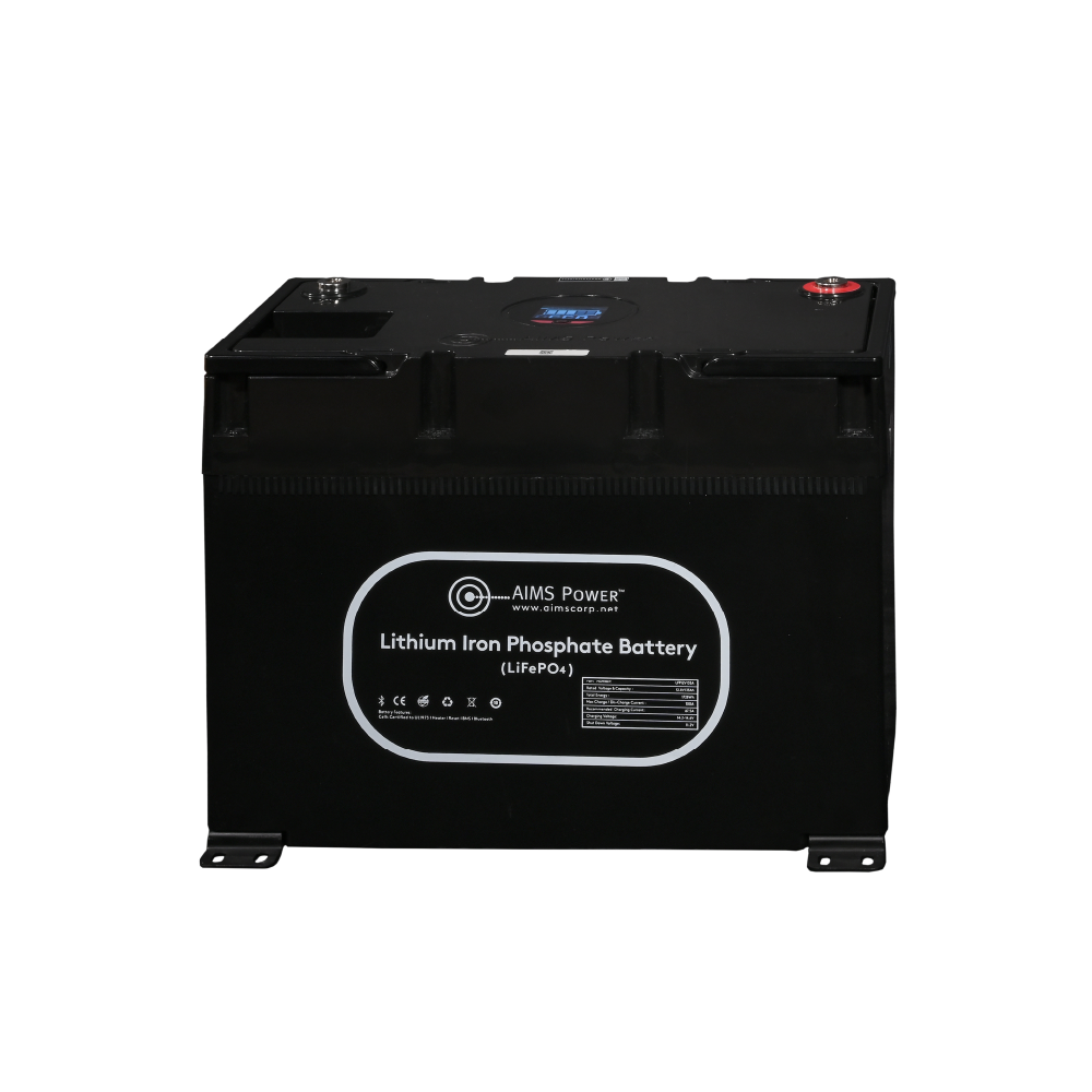AIMS Power 12V 135Ah LiFePO4 Battery, RV-C, Bluetooth, Heated