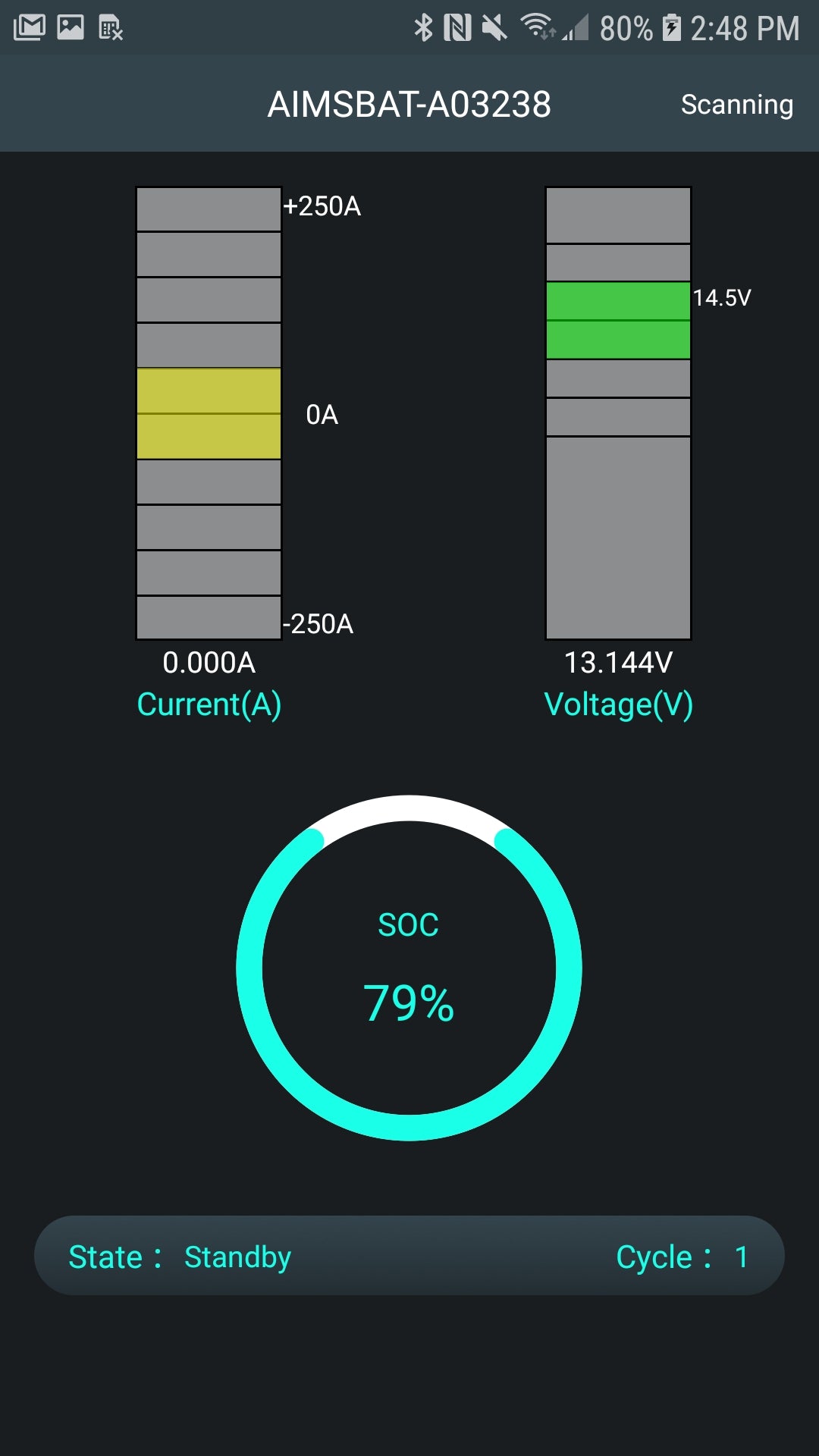 AIMS Power 12V 104Ah LiFePO4 Battery, Bluetooth, Heated, Wake-Up - view 12