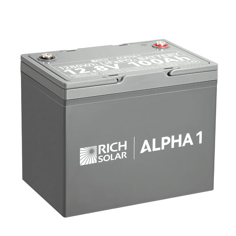 Rich Solar ALPHA 1 12V 100Ah LiFePO4 Battery
