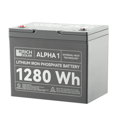 Rich Solar ALPHA 1 12V 100Ah LiFePO4 Battery