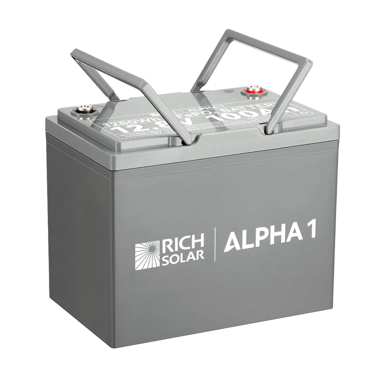 Rich Solar ALPHA 1 12V 100Ah LiFePO4 Battery
