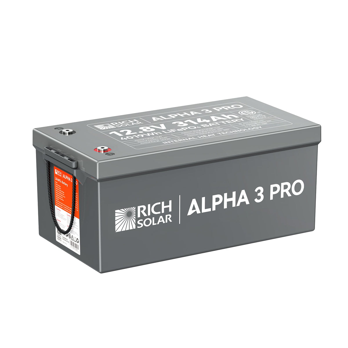 Rich Solar ALPHA 3 PRO 12V 314Ah LiFePO4 Battery
