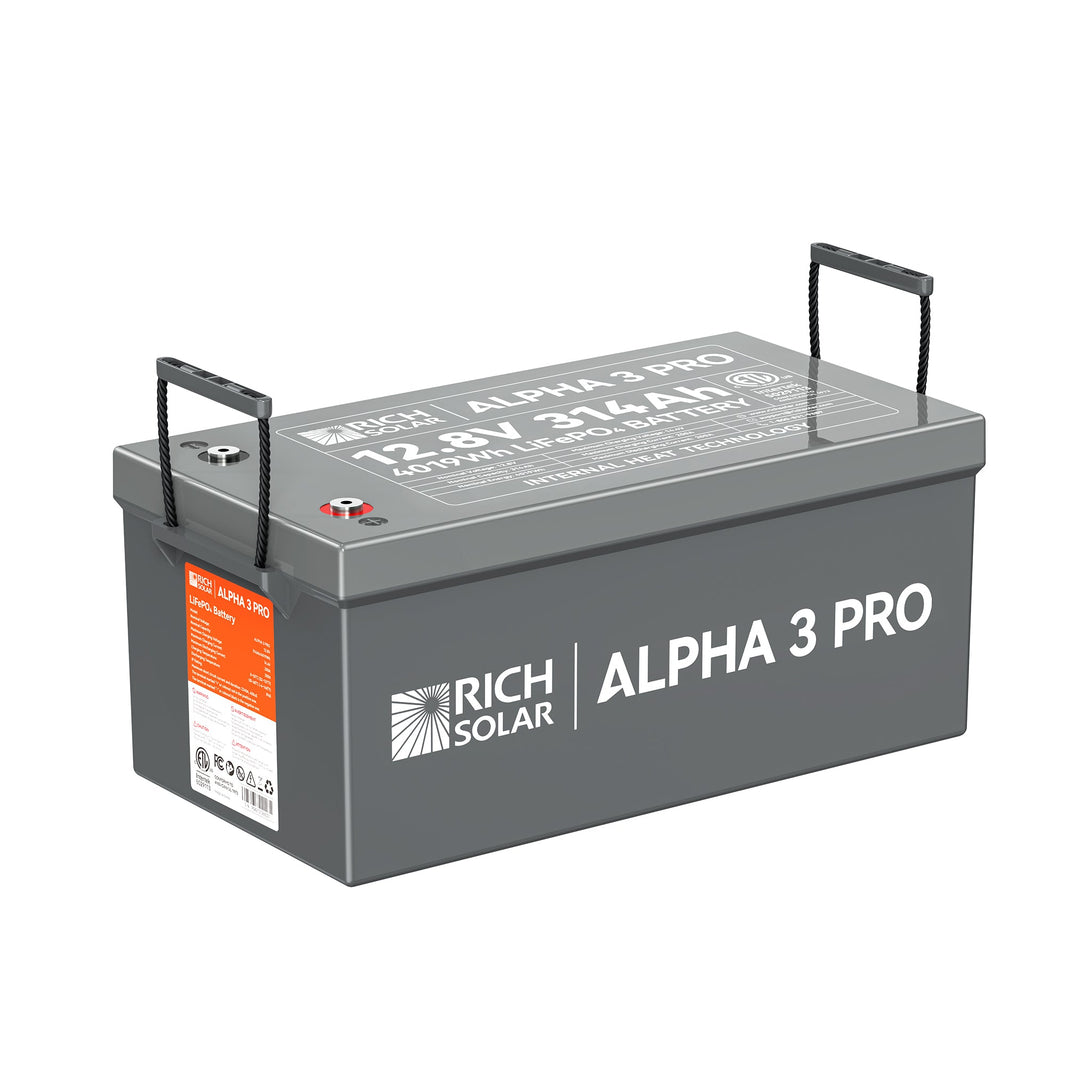 Rich Solar ALPHA 3 PRO 12V 314Ah LiFePO4 Battery
