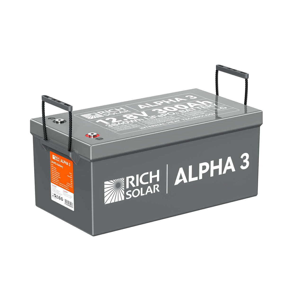 Rich Solar ALPHA 3 12V 300Ah LiFePO4 Battery
