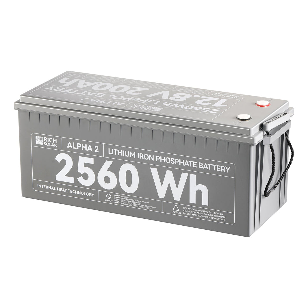 Rich Solar ALPHA 2 12V 200Ah LiFePO4 Battery
