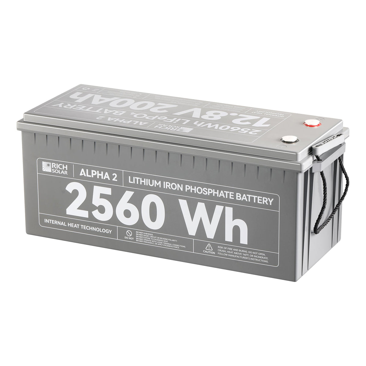 Rich Solar ALPHA 2 12V 200Ah LiFePO4 Battery