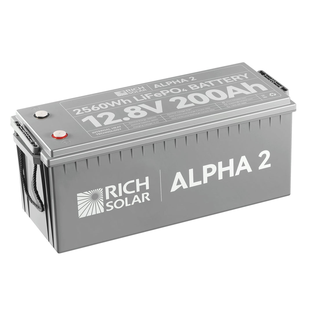Rich Solar ALPHA 2 12V 200Ah LiFePO4 Battery