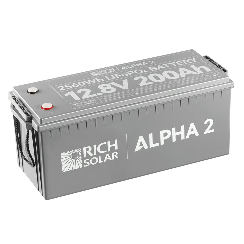 Rich Solar ALPHA 2 12V 200Ah LiFePO4 Battery
