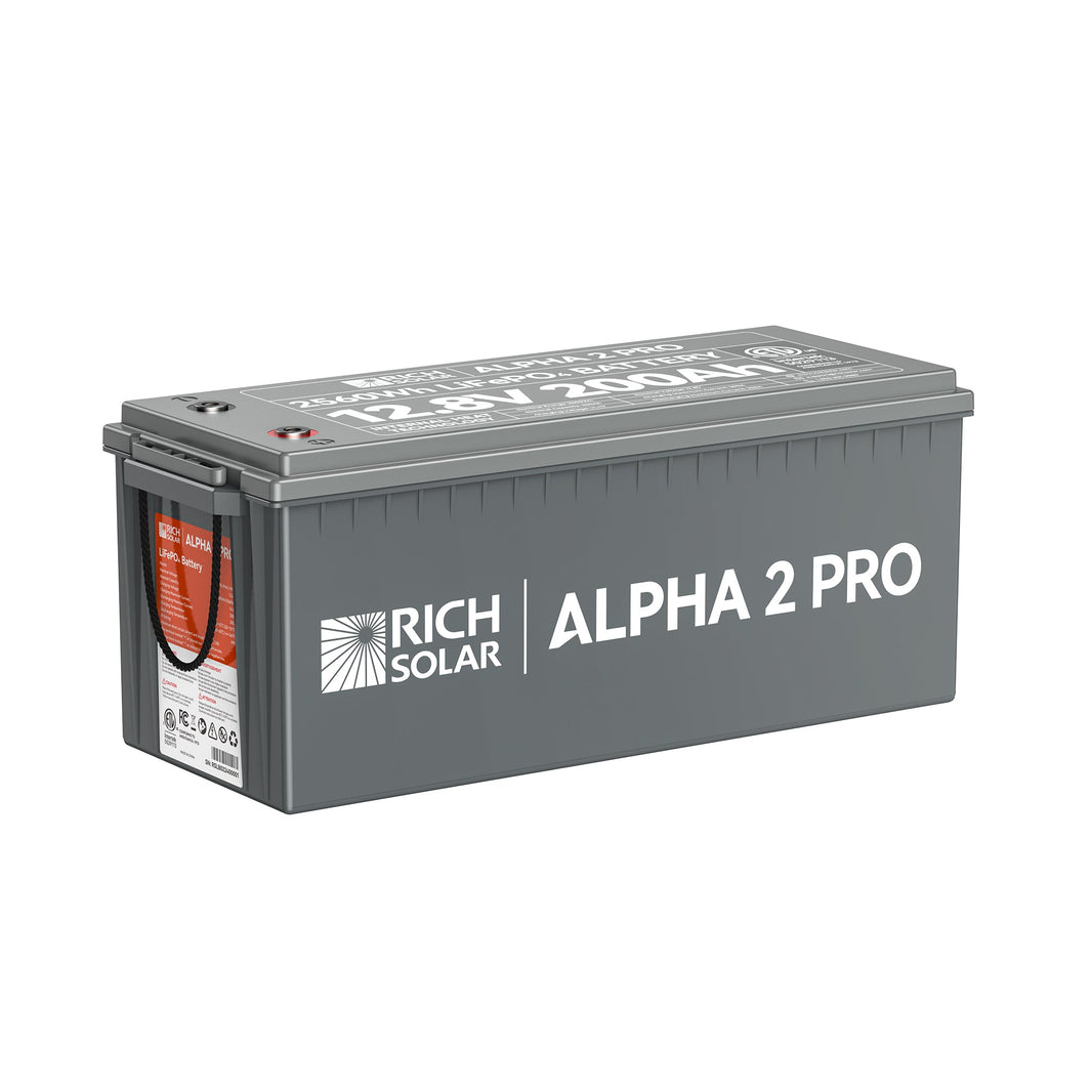 Rich Solar ALPHA 2 PRO 12V 200Ah LiFePO4 Battery