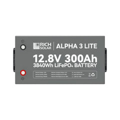 Rich Solar ALPHA 3 LITE 12V 300Ah LiFePO4 Battery