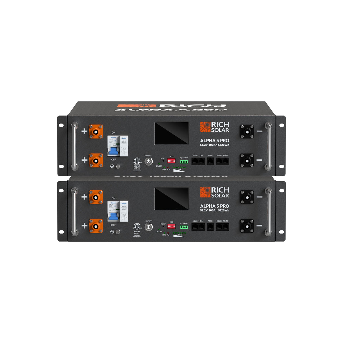 Rich Solar ALPHA 5 PRO 51.2V 100Ah LiFePO4 Battery