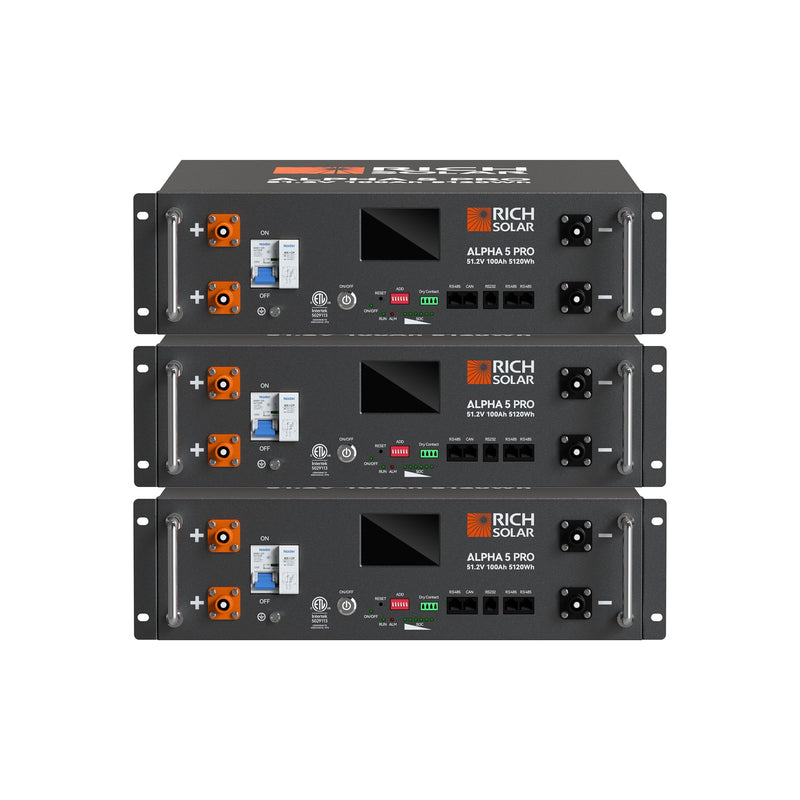 Rich Solar ALPHA 5 PRO 51.2V 100Ah LiFePO4 Battery