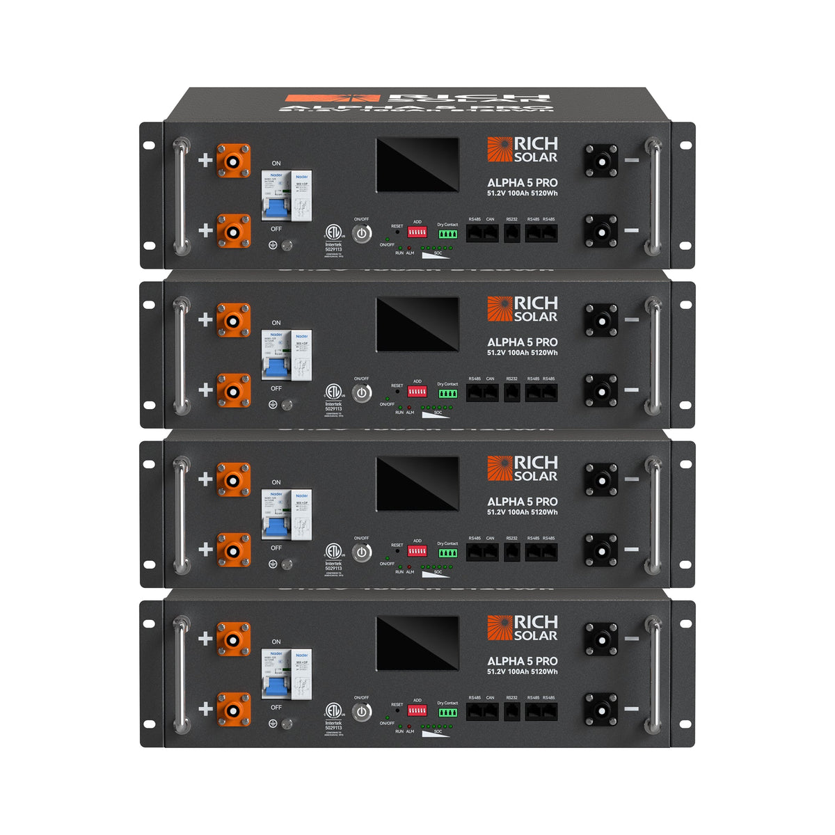 Rich Solar ALPHA 5 PRO 51.2V 100Ah LiFePO4 Battery