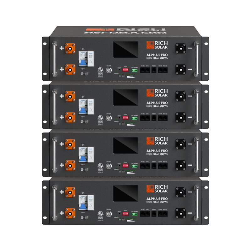Rich Solar ALPHA 5 PRO 51.2V 100Ah LiFePO4 Battery