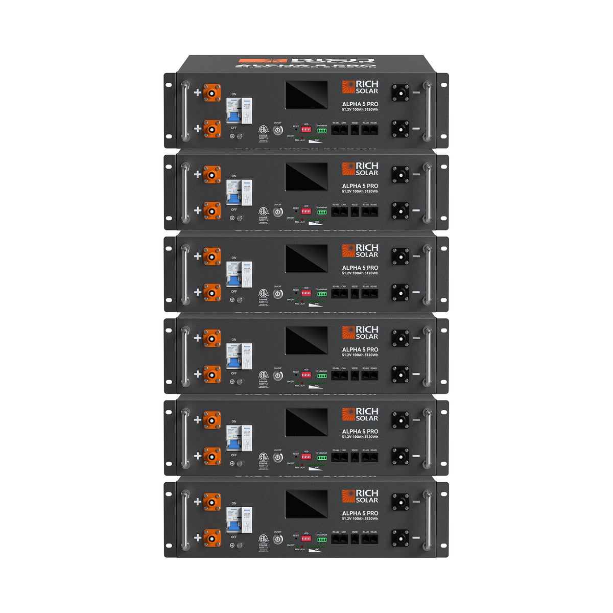 Rich Solar ALPHA 5 PRO 51.2V 100Ah LiFePO4 Battery