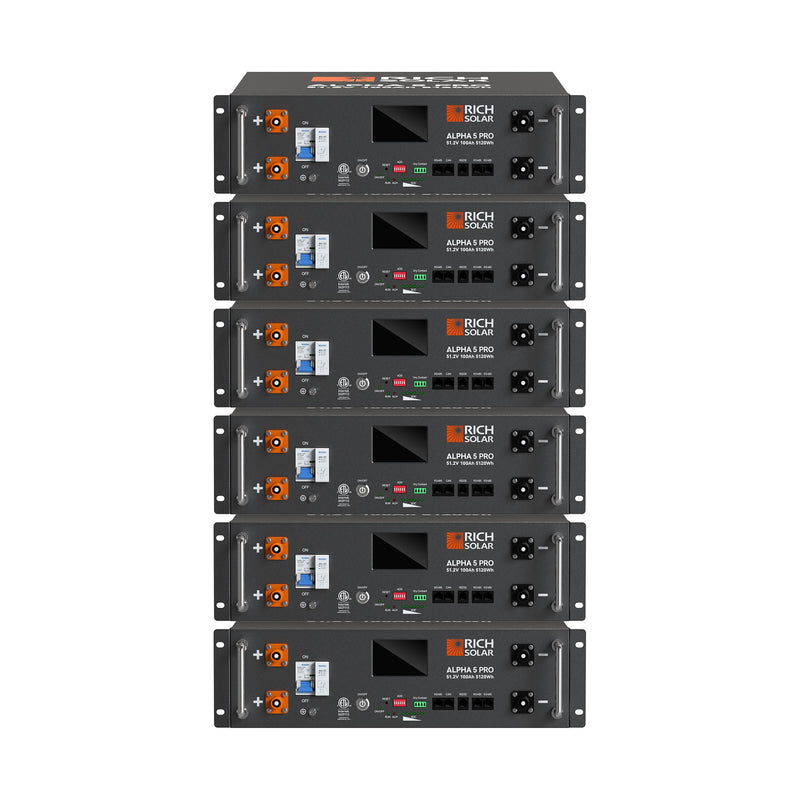 Rich Solar ALPHA 5 PRO 51.2V 100Ah LiFePO4 Battery