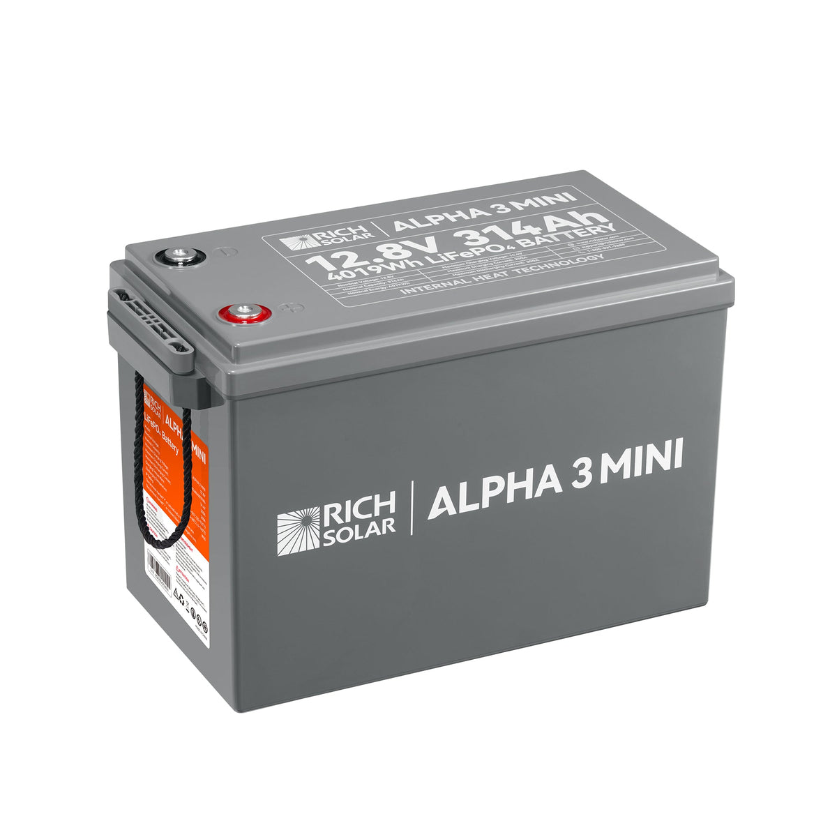 Rich Solar ALPHA 3 MINI 12V 314Ah LiFePO4 Battery