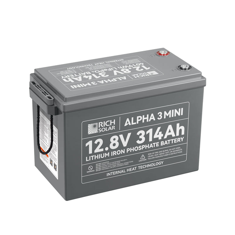 Rich Solar ALPHA 3 MINI 12V 314Ah LiFePO4 Battery