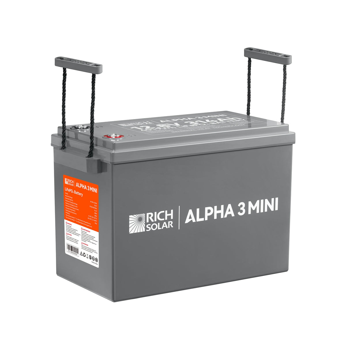 Rich Solar ALPHA 3 MINI 12V 314Ah LiFePO4 Battery