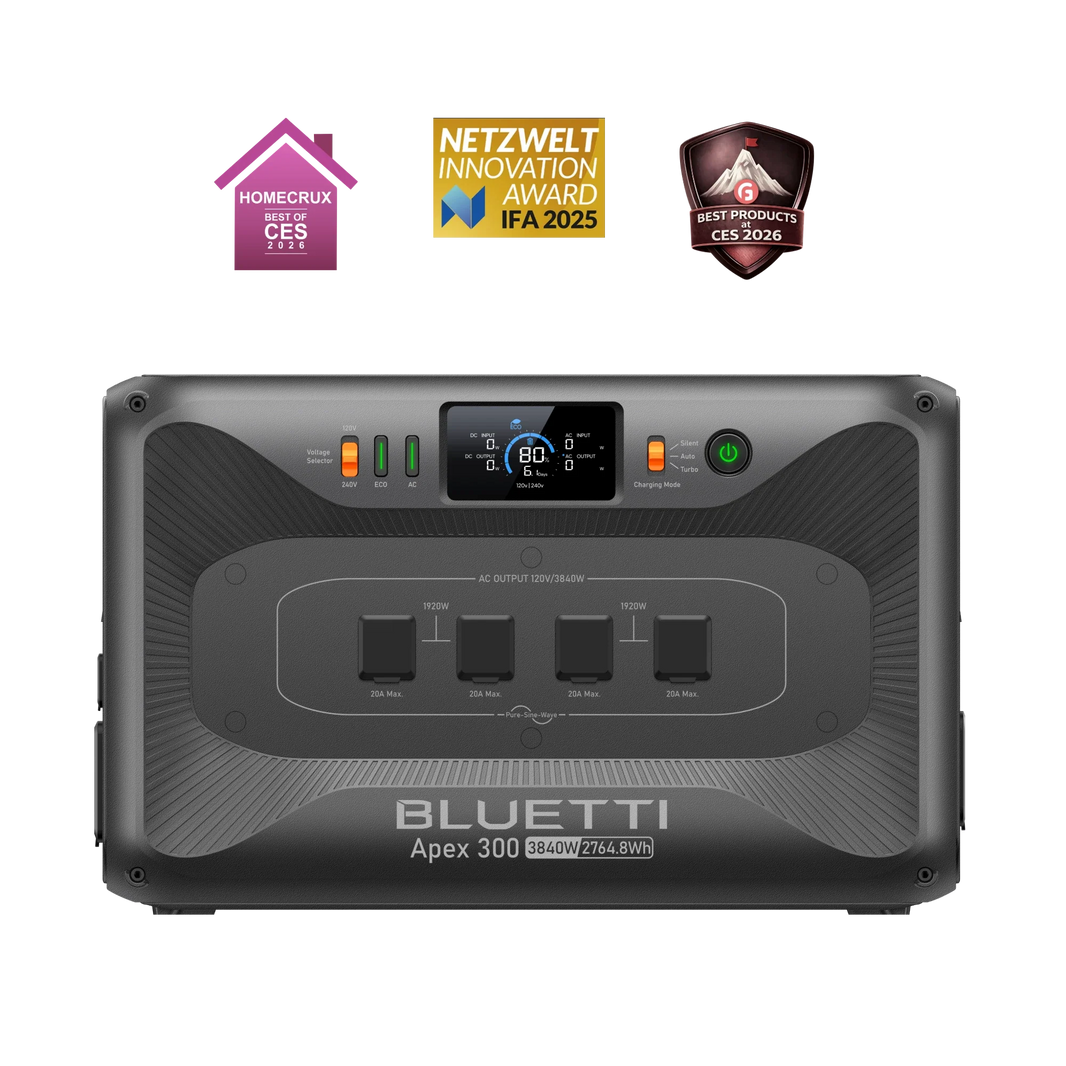 BLUETTI Apex 300 Portable Power Station | 3,840W, 2,764.8Wh Expandable