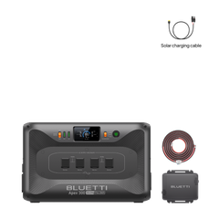 BLUETTI Apex 300 power station with Charger 1 alternator charger