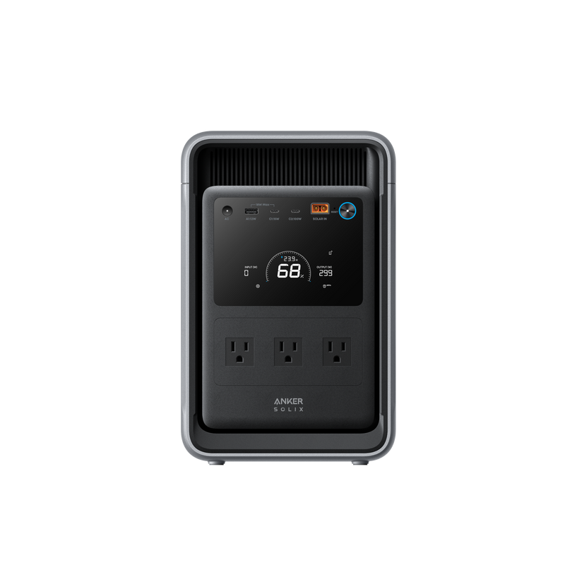 Anker SOLIX S2000 power station with PS200 solar panel - view 4