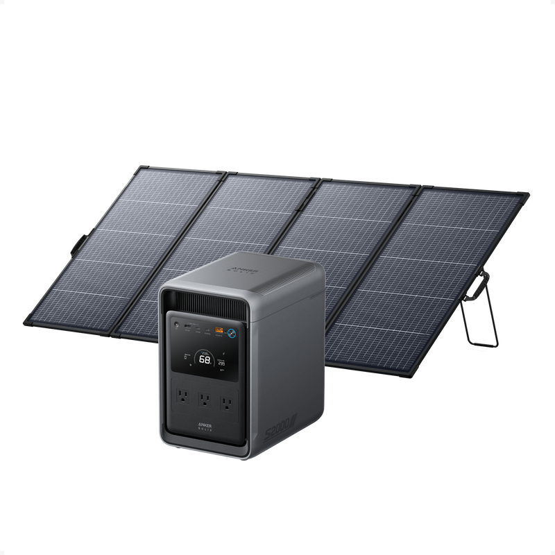 Anker SOLIX S2000 Power Station + PS400 400W Solar Panel Bundle