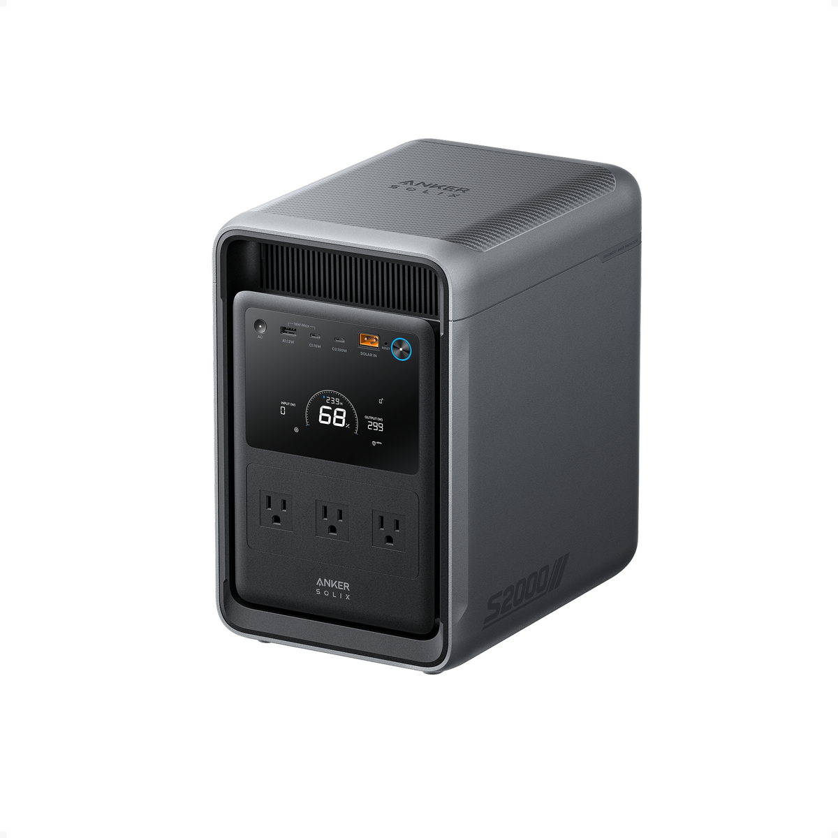 Anker SOLIX S2000 power station with Alternator Charger - view 2