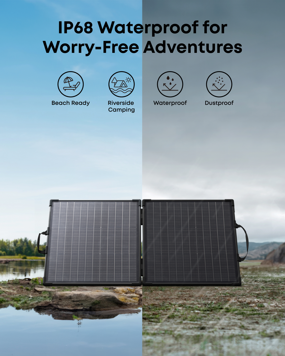 Anker SOLIX PS100 100W bifacial portable solar panel - view 7