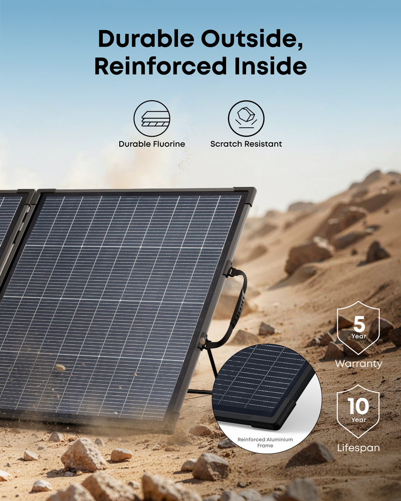 Anker SOLIX PS200 200W bifacial portable solar panel - view 6