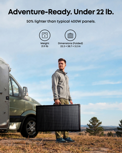 Anker SOLIX PS400 400W bifacial portable solar panel - view 2