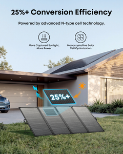 Anker SOLIX PS400 400W bifacial portable solar panel - view 5
