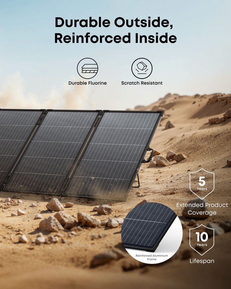 Anker SOLIX PS400 400W bifacial portable solar panel - view 6