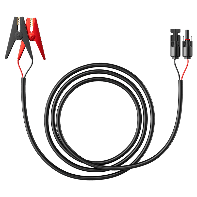 BLUETTI 12V 24V lead-acid battery charging cable with clamps