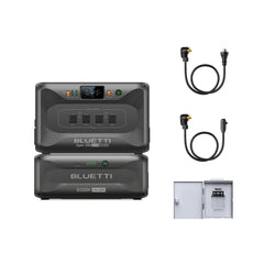 BLUETTI Apex 300 with B300K battery and single-station home backup kit